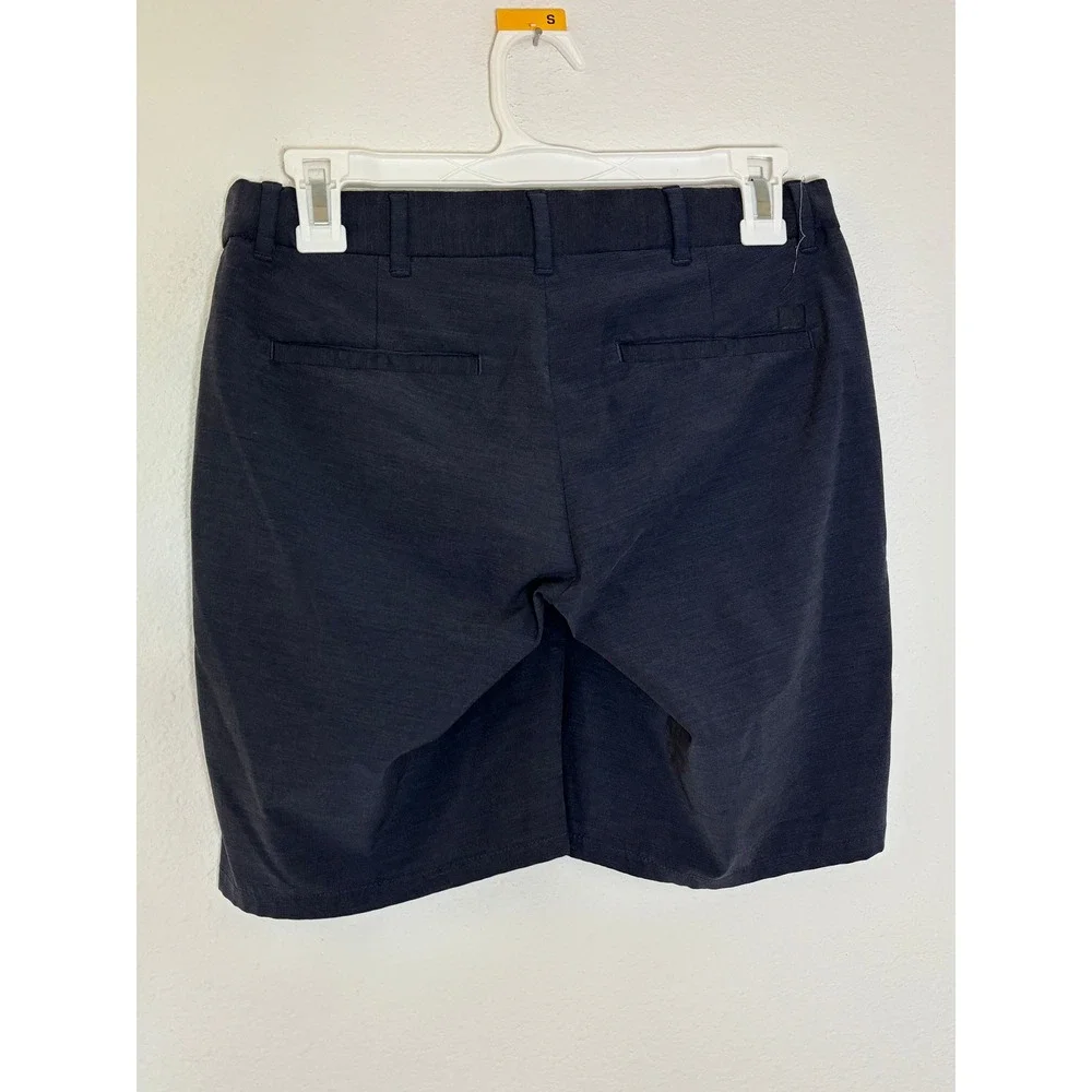 Johnnie-O Prep-Formance Navy Blue Heathered Golf Shorts Boys Size 12